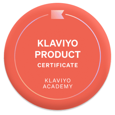 Tweede Klaviyo certificaat